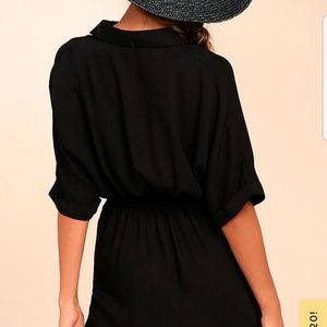 Lulus Black Shirt Dress